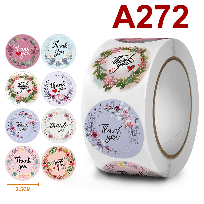 A- 272; 원형 직경 2.5CM(500 스틱 롤)