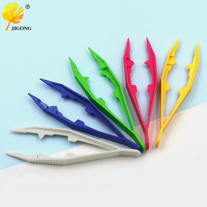 Пинцет для спиннинга для фасоли Детский зажим для инструмента DIY Пластиковый зажим Пластиковый Пинцет для спиннинга Возьмите аксессуары для спиннинга фасоли Инструменты