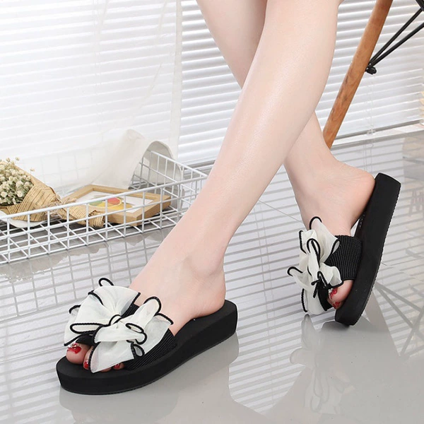 With bow, white, 3cm