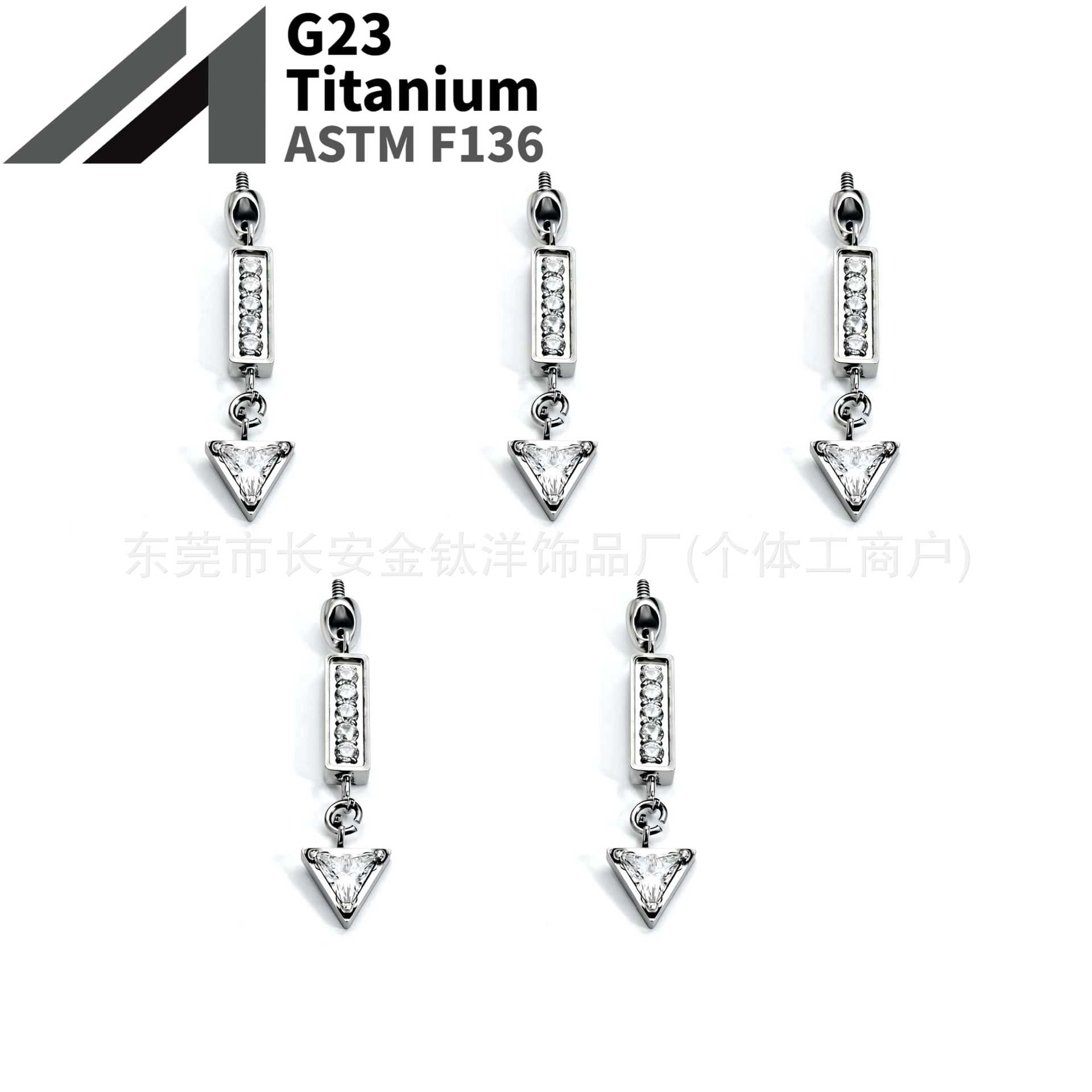 16G labret stud size and finish detail