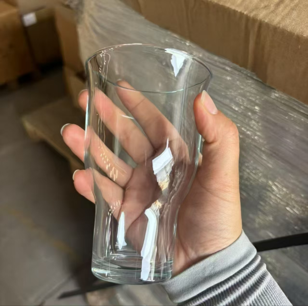 280ml 투명 가벼운 병