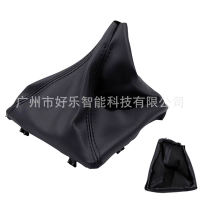 F35 F36 Gear Lever – Cab and accessories - sk-bmw211-black-leather-black-stitching-right-hand-drive-single-set