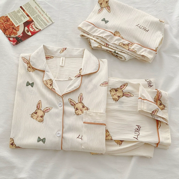 Zou Bu-Long Er Rabbit [Short-sleeved+shorts+trousers]