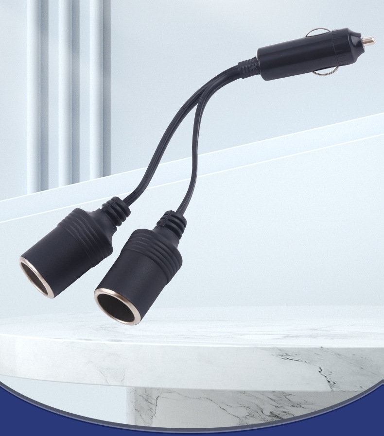 Car cigarette lighter one-to-two high-power Bakelite cigarette lighter one-to-two car charger female seat cigarette lighter female seat