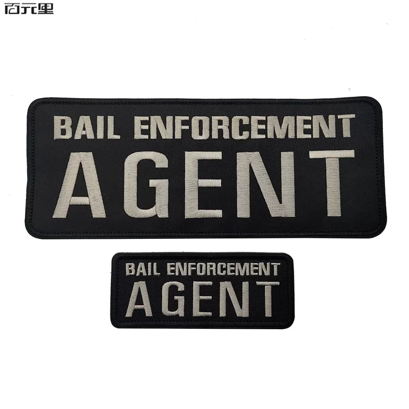 Тактический жилет судебного исполнителя по делу BAIL лицевой и задний с большими нашивками спинки, застежка на липучке, моральный эпитет