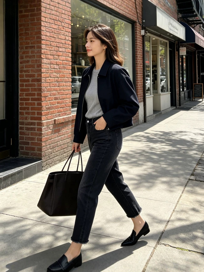 Jeans Capri para Mujer de Mezclilla Elástica con Cintura Alta image 4