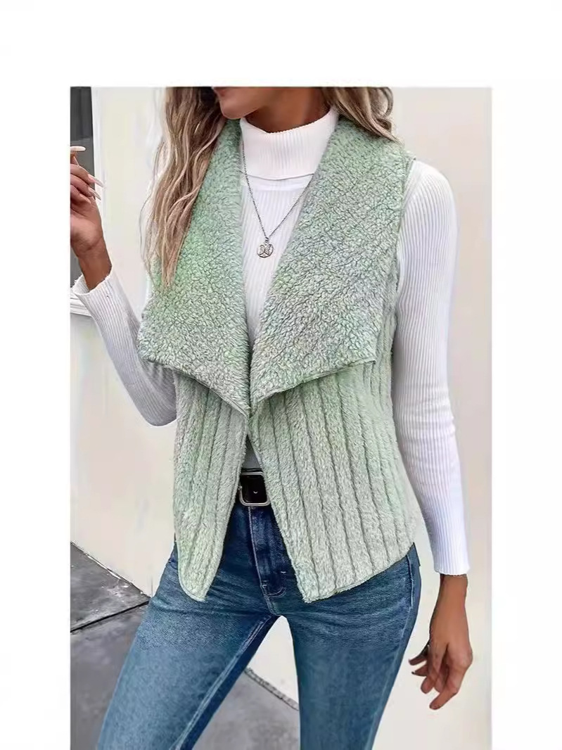 2026 Europa y los Estados Unidos transfronterizos Amazon otoño y invierno nuevo estilo de moda casual simple sin mangas chaleco de chaleco
