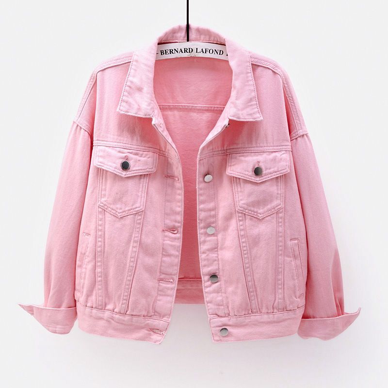 Denim Jacket for Women, Bf Style, Korean Version, Loose Fit, Suitable for Students, New Spring/Autumn Model, Slimming, Versatile, Trendy Jacket Top