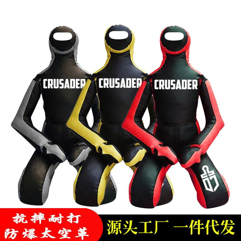 Locking Techniques Brazilian Ufc Jiu-Jitsu Judo Training Soft Dummy Mma Comprehensive Sanda Training Teaching Leather Doll