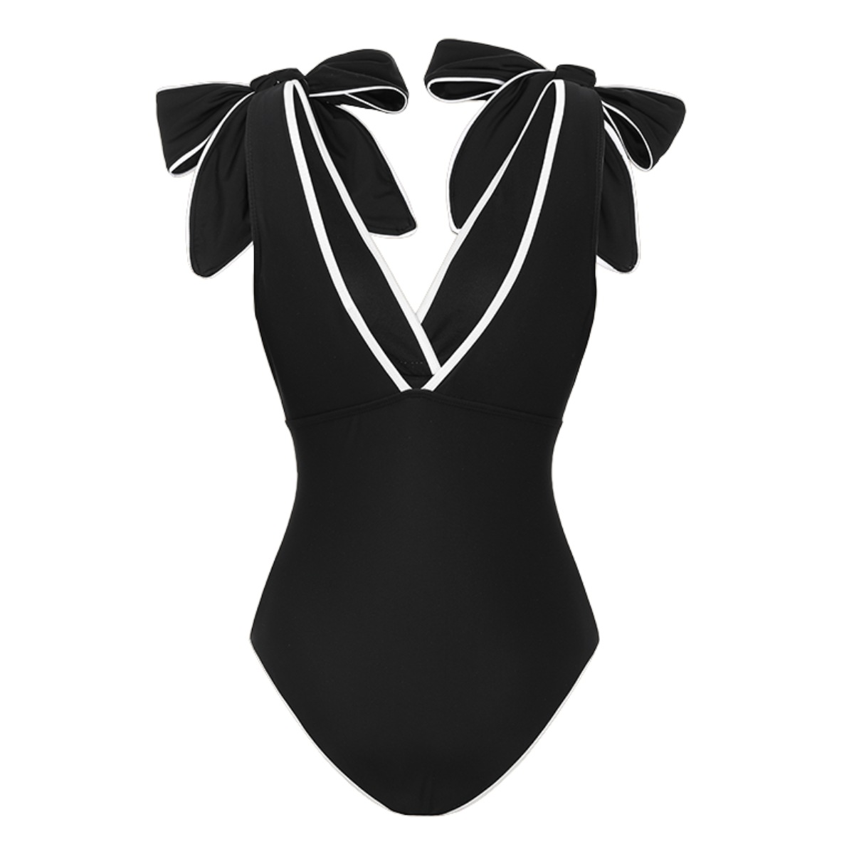 Fato de banho de mulher com laço e controlo de barriga_voghion.com