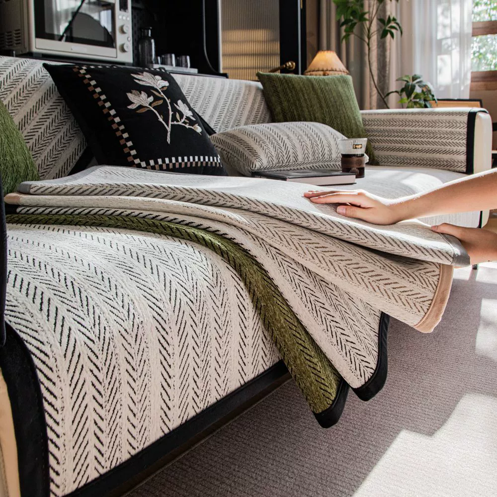 Подушка для дивана Современный простой чехол для дивана 2024 новый сезонный универсальный кожаный диван спинка