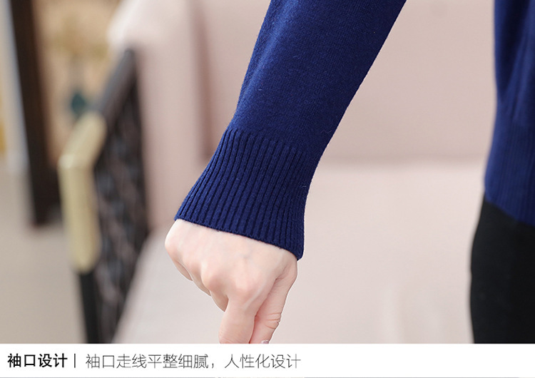 E5874 940K ÁO LEN NỮ TAIRYA ÁO LEN MÙA XUÂN THU ĐÔNG TRUNG NIÊN KÍN CỔ THỜI TRANG NỮ G03 SẢN PHẨM MỚI