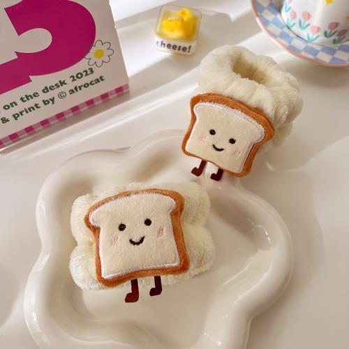 Arco banda de pelo al por mayor de las niñas de color sólido todo partido de maquillaje absorbente de sudor-limpieza lavado de cara correa de muñeca de franela banda de pelo