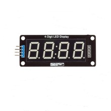 LED display tube module, 4-Digit , 7-segments, GREEN