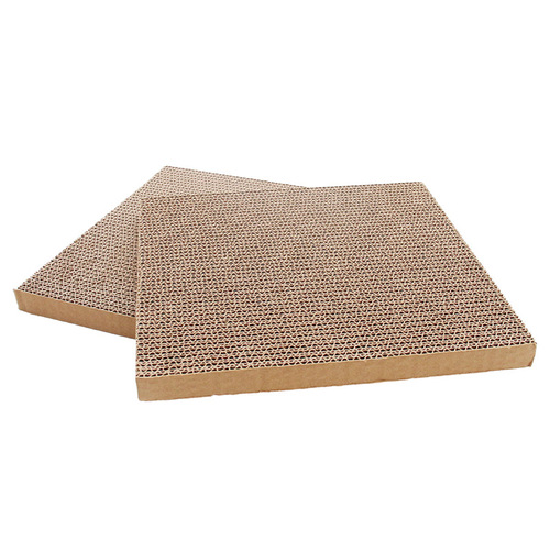Cat claw board corrugated paper can be processed custom-shaped cutting smooth origin manufacturer high-density pet toys