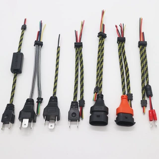 耐高温纯铜 汽车 LED 激光大灯连接线  新能源电动车专用转接