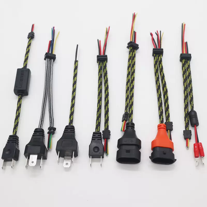 汽车连接线新能源汽车电动车耐高温LED激光高亮汽车车灯连接转接