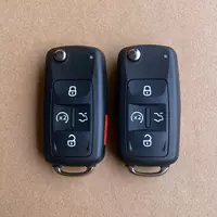 Подходит для Volkswagen Sharang ключ корпус Passat складной пульт дистанционного управления 4 1 ключ 5 ключ чехол автомобильный ключ