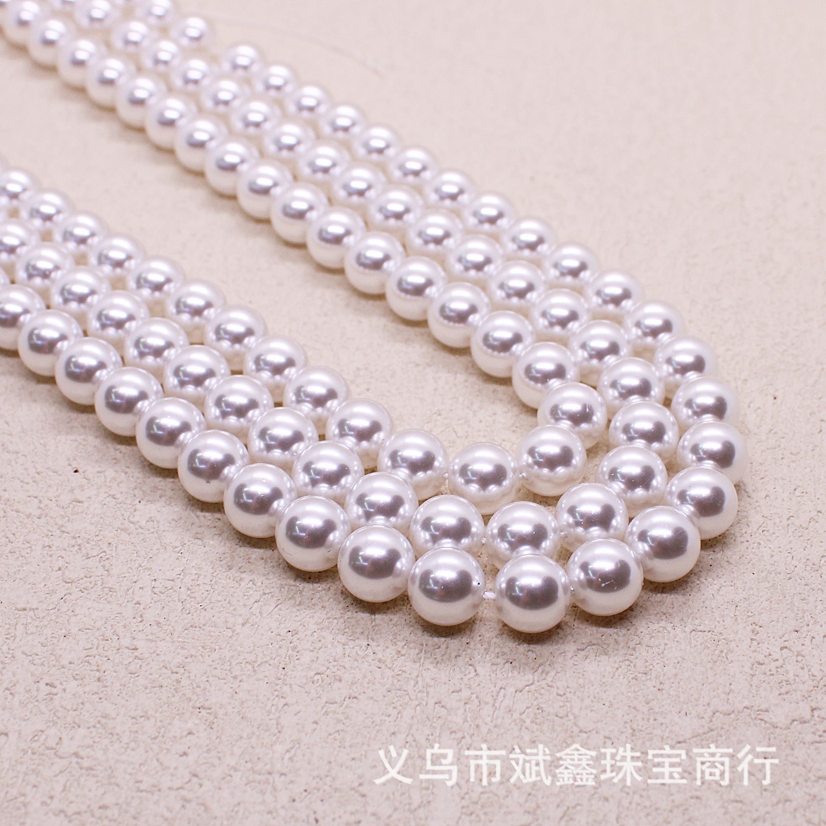 斌鑫ジュエリー7a高品質施家瑠璃真珠散珠直孔貝殻真珠diyアクセサリー部品バッチ