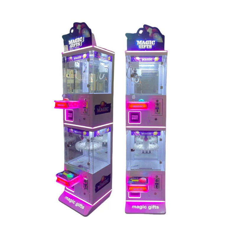 MINI máquina comercial de clip de pegatinas para niños de monedas, máquina de garras de código de escaneo, máquina de regalo de gashapon, máquina de muñecas pequeñas de boutique