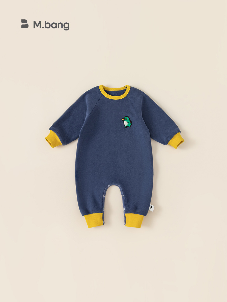 Babycity invierno de los niños de una pieza saco de dormir split pierna bebé dibujos animados casa pijamas de una sola pieza terciopelo caliente DY83151