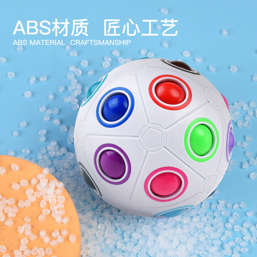 Pan-New Magic Rainbow Ball 20-hole cross-border best-selling large-size decompression and decompression intellectual development educational toy