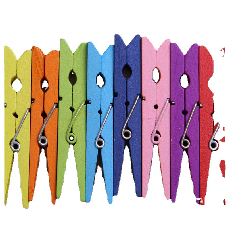 7.2 березовый зажим деревянный зажим для закусок зажим для дома день цвет милый маленький деревянный зажим для гостиничного меню