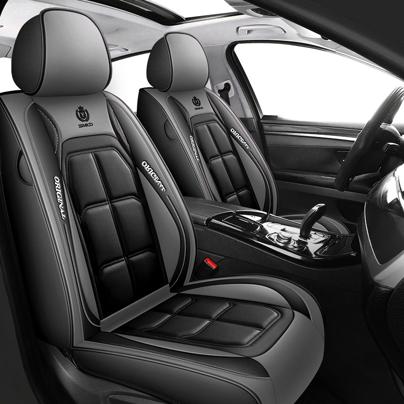 Cross-Border Foreign Trade Amazon All-Inclusive Seat Cover Full Leather Abs Car Seat Cushion Main and Passenger Seat Cover Four-Season Universal Cushion