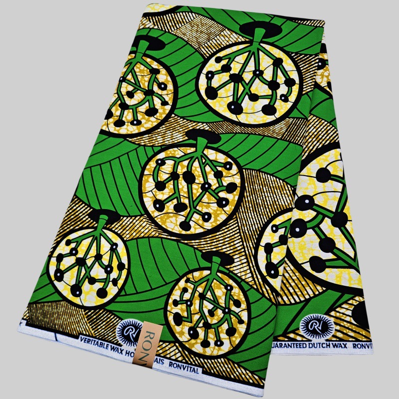 现货非洲全棉蜡染布批发零售Cotton African Wax Fabric6码蜡布