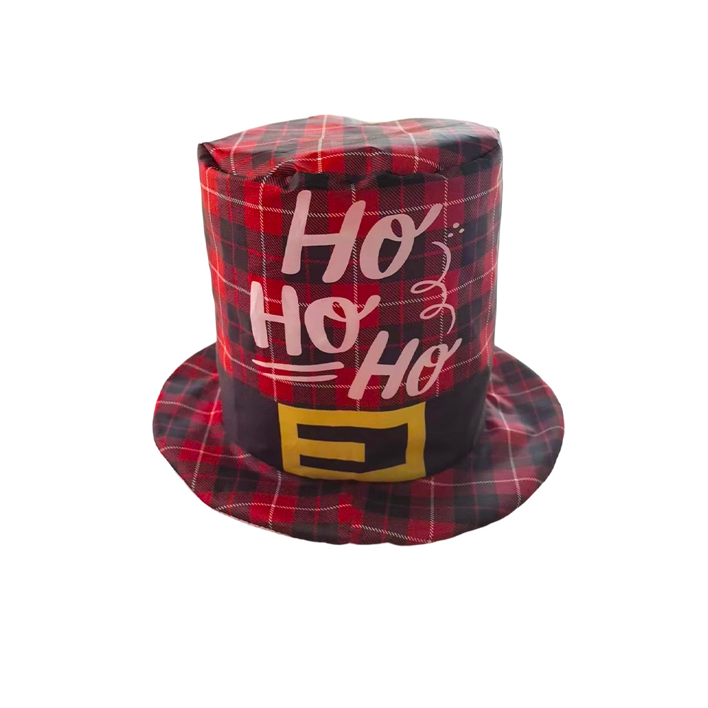 Nuevo sombrero de Navidad transfronterizo de EE.UU. Tío Sam sombrero navideño accesorios de decoración de dibujos animados para niños sombrero alto sombrero superior image 26