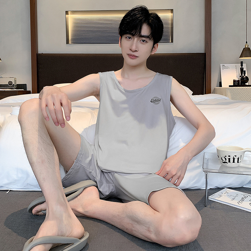 23289 남자 모달 조끼 반바지 세트