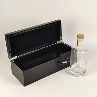 New red wine packaging annual meeting enterprise high-end wine box wine bottle wine paint wooden box can be customized LOGO foreign trade