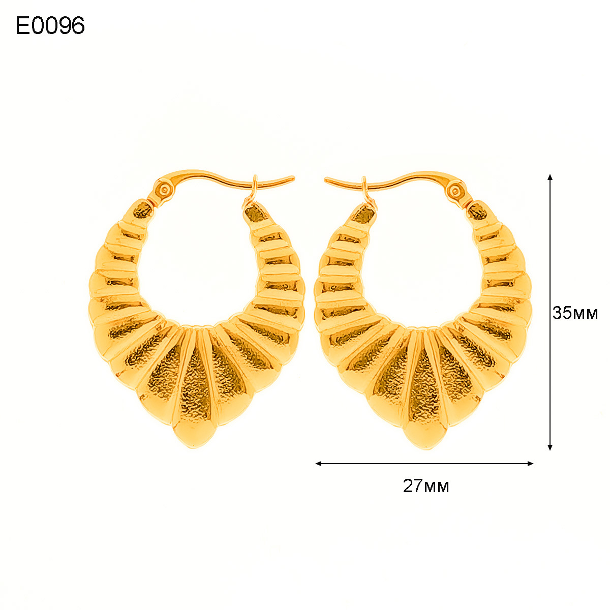 13g Weight Titanium Steel Ear Needle Material Earrings Classification 1 Pair Quantity Holiday, Daily Occasion Titanium Steel Material U Shape, Geometric, Round Pattern Women's Gender Plating Design Basic, Simple Style, Classic Style Style 1 Pair Basic Simple Style Classic Style U Shape Geometric Round Plating Titanium Steel Earrings 16