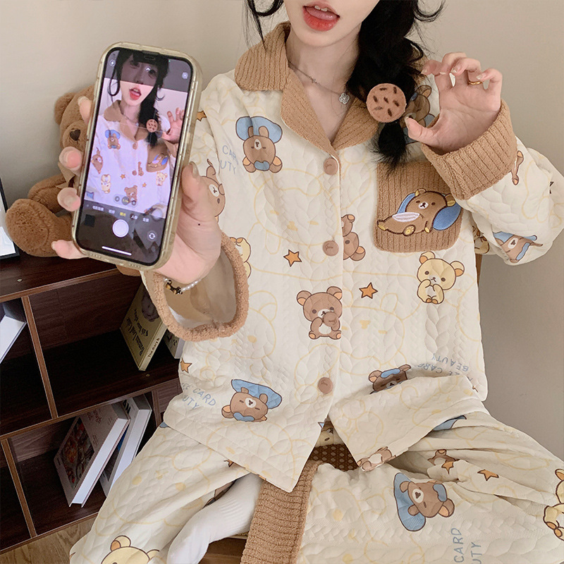 かわいいクレヨンしんちゃん空気綿のパジャマ