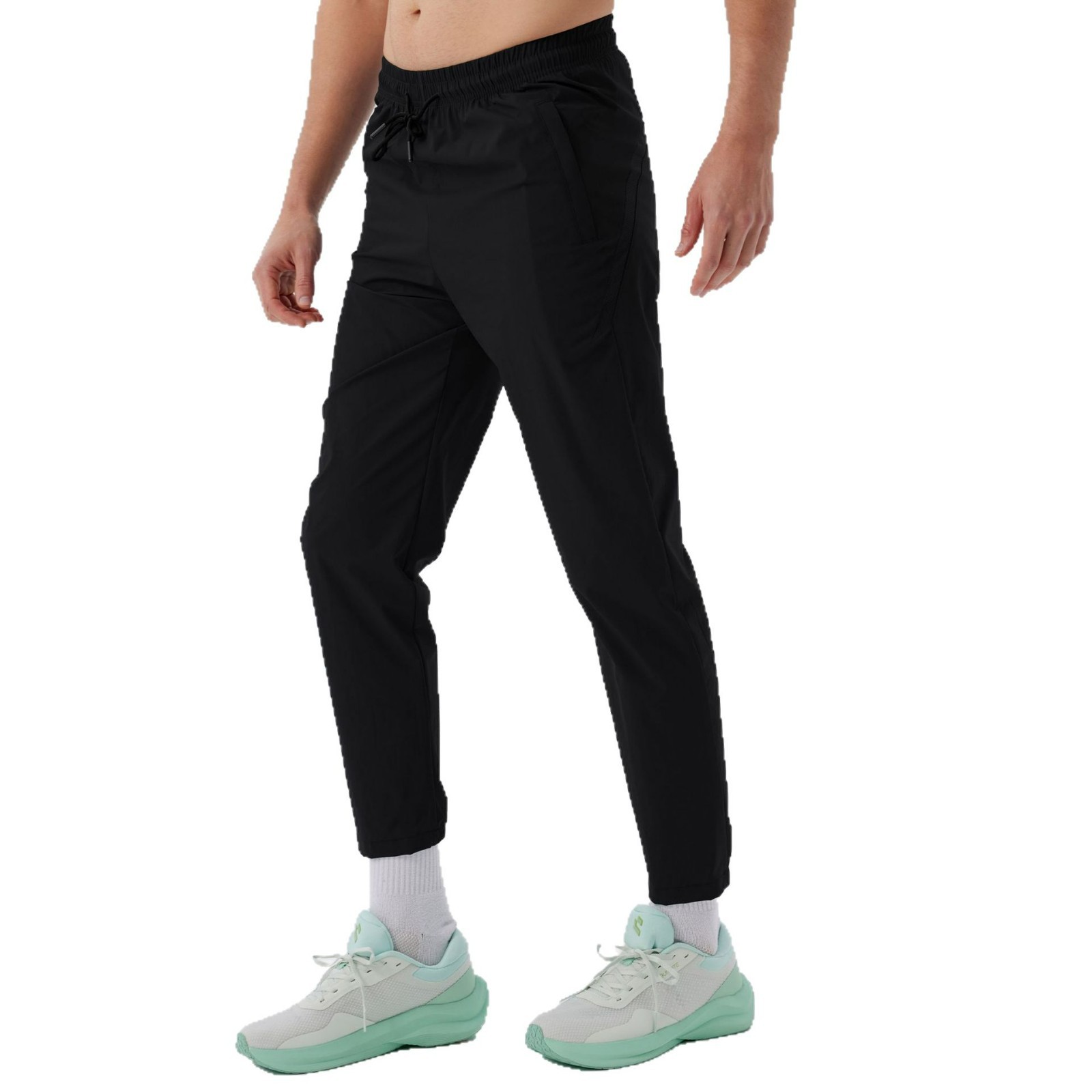 Dijia pantalones deportivos al aire libre para hombres 2025 pantalones casuales rectos sueltos de primavera pantalones rápidos para correr pantalones secos de fitness para hombres