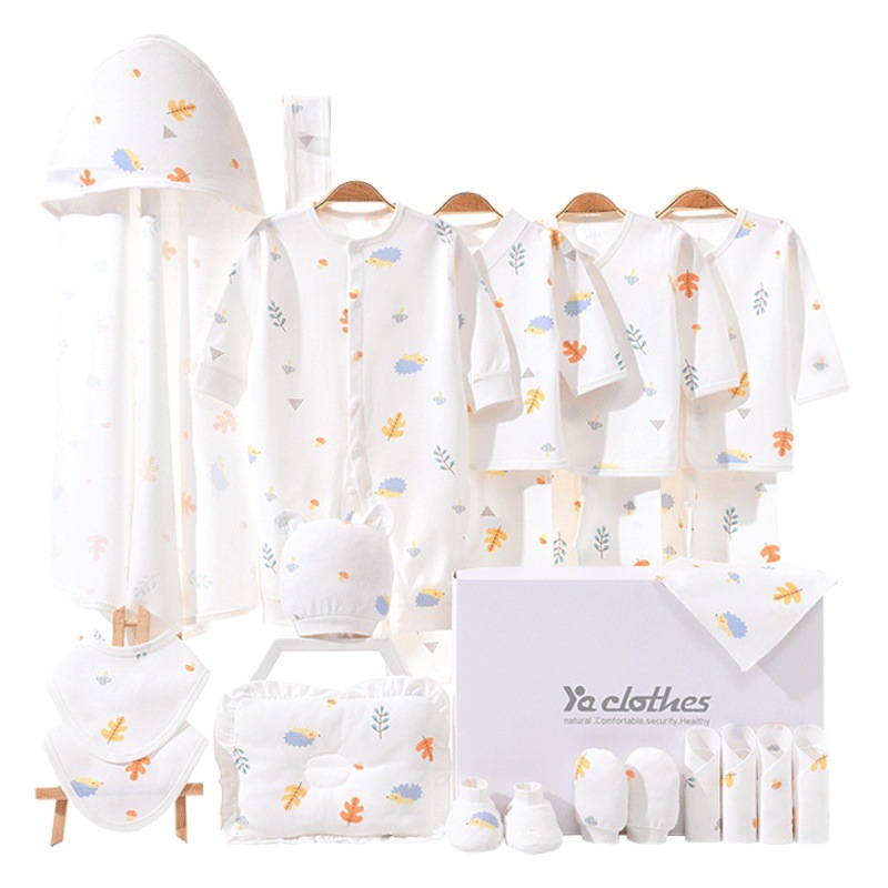 Baby Gift Box Newborn Suit Set Box Newborn Clothes Baby Autumn and Winter Supplies Daquan Birth Full Moon Meeting Gift
