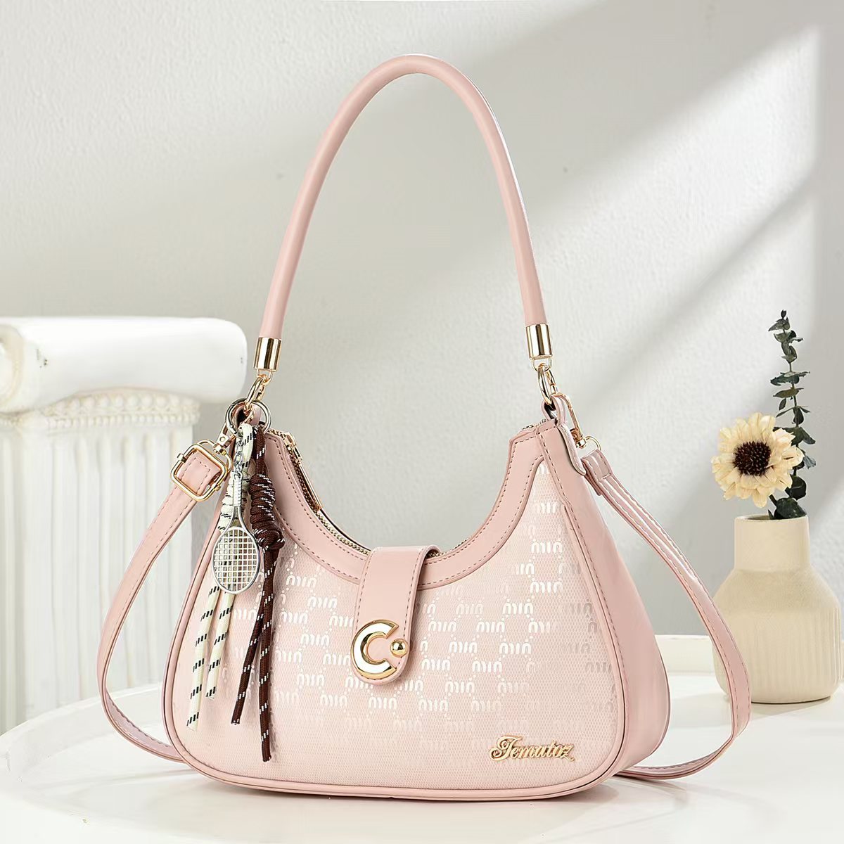 Bolsos de gran capacidad para mujer 2025 nuevo temperamento bolso de mujer de moda europea y americana bolso de viaje de compras de ocio