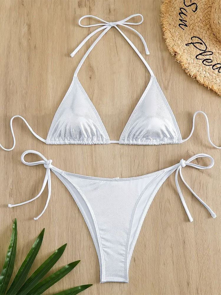 Side-tie bikini bottom detail