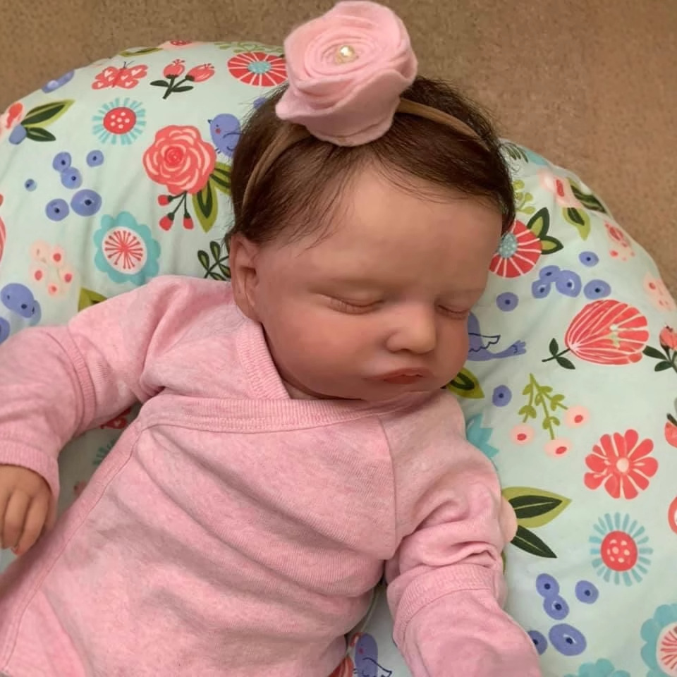 49cm simulación bebé renacido muñeca Rosalie transfronteriza e-commerce suministro entrega de una sola pieza