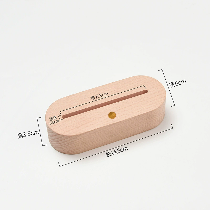 Деревянная основа с подсветкой DIY ночная лампа основание акриловые деревянные изделия LED полоса база