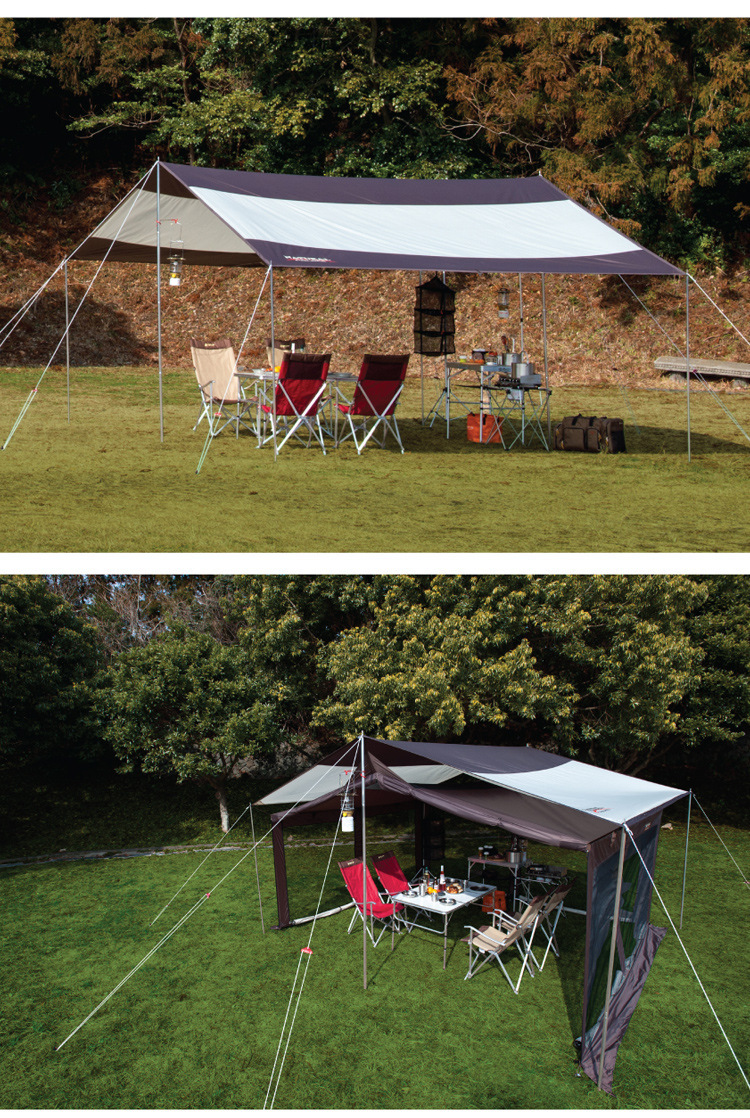 2.4 m 2.8 m Aluminum Alloy Canopy Lightweight Heightened Bold Tent Support Rod Assembly Splicing 4-section Hall