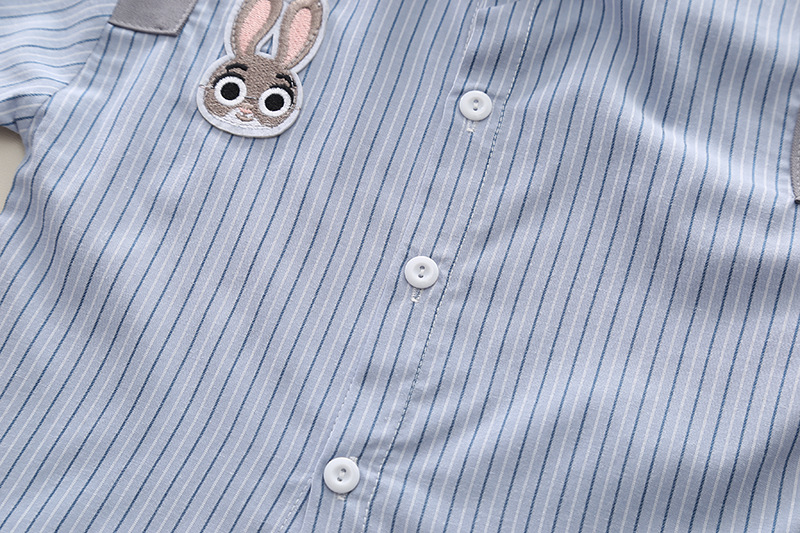 Jungen 2024 Neue Frühling und Herbst Hübsche Kinder College Stil Krawatte Streifen Zwei Stück Set Baby Kleidung Trendy_voghion.com