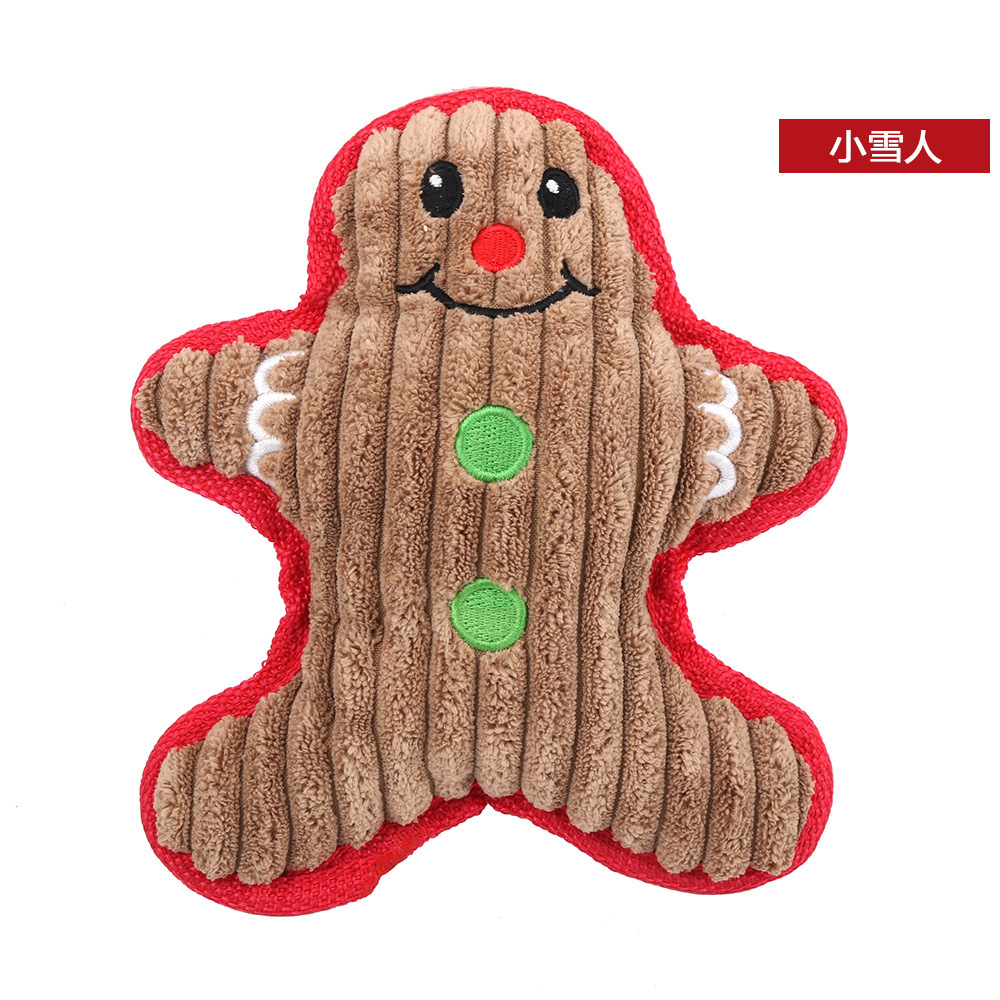 Suministros para mascotas Amazon nuevo juguete para mascotas de Navidad sonando juguete para mascotas de peluche juguete para perros resistente a los mordiscos