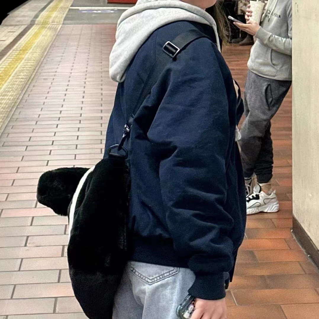 Set with hood, warm down jacket, American style