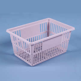 方筛塑料收纳筐长方形小号拣货框家用水果蔬菜沥水篮厨房收纳篮