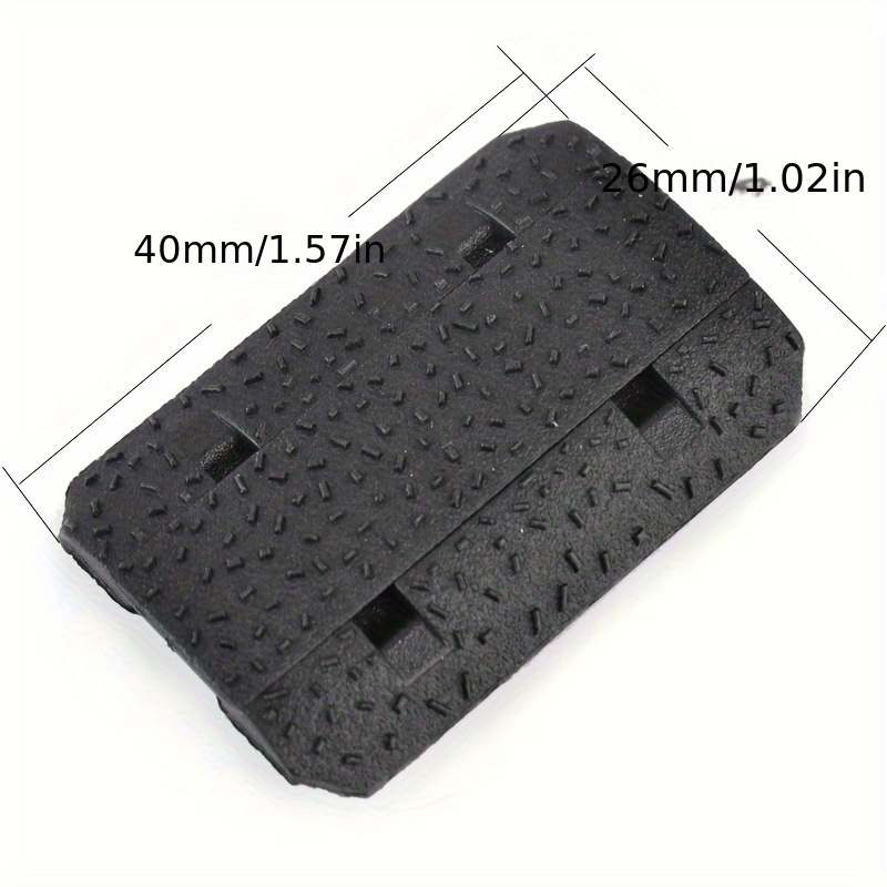 Riel de Polímero Ergonómico Ligero Tipo 2, Paquete de 12