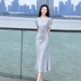 法式短袖小众气质连衣裙
