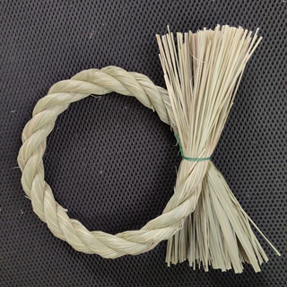 注连绳茅草环手工DIY配件圣诞花环材料出口品质