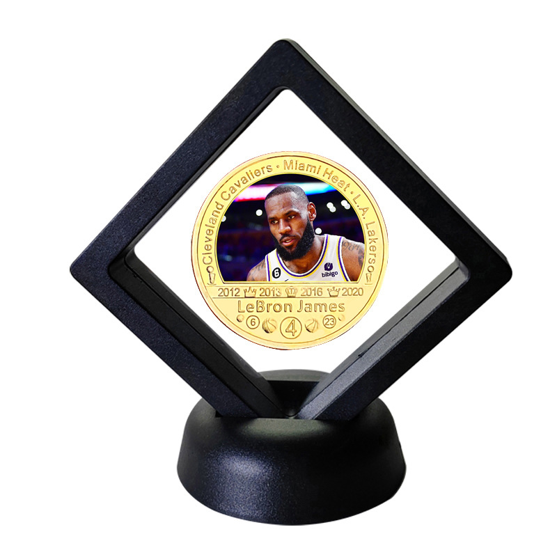 James Monedas conmemorativas NBA estrellas regalos periféricos venta caliente transfronteriza