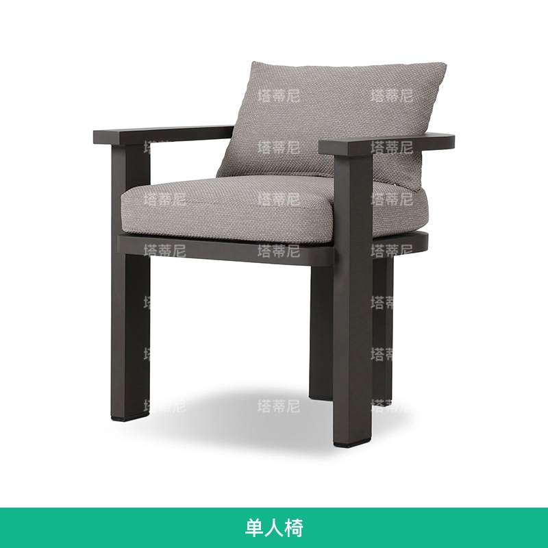 Mesa y silla de madera maciza al aire libre patio chalet silla de ocio mesa larga alojamiento residencial jardín al aire libre terraza tabla de teca